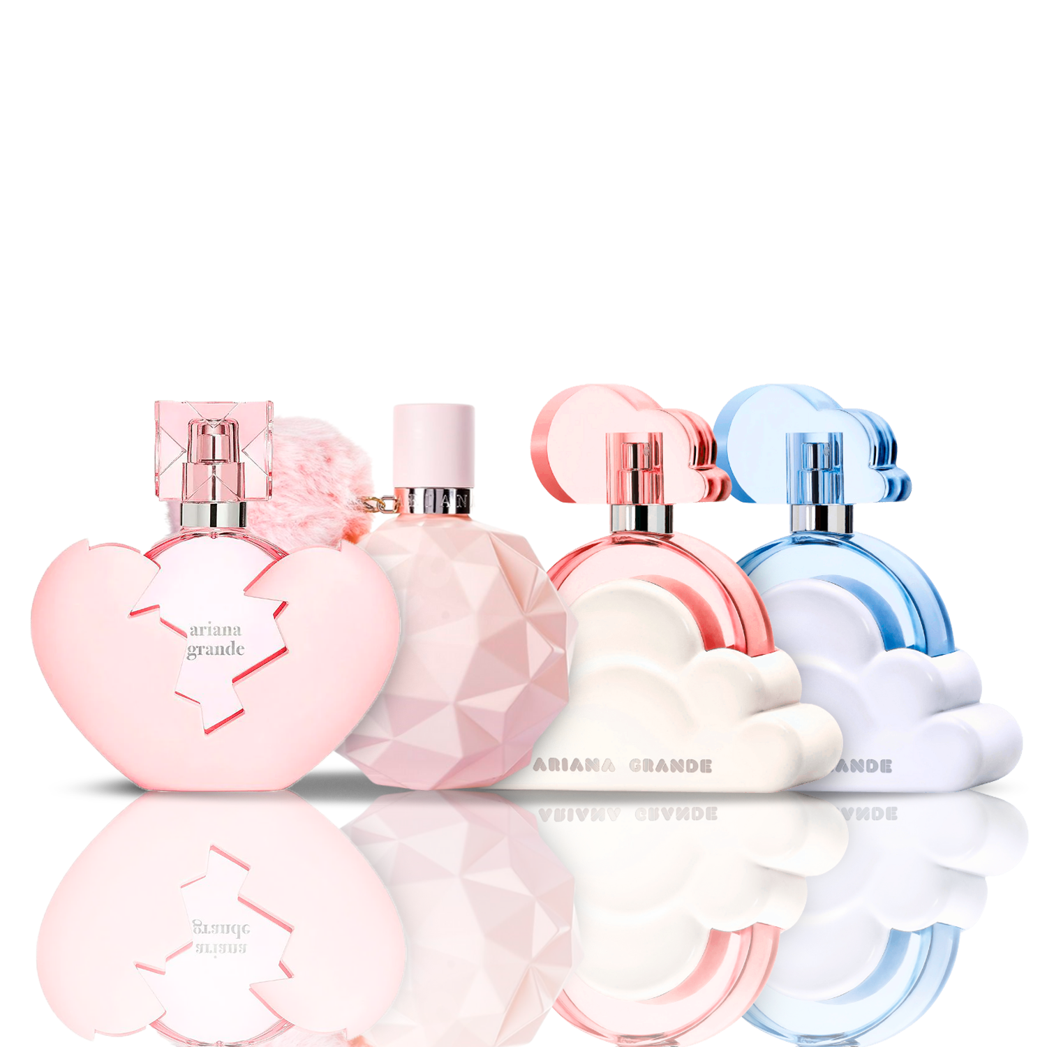 Conjunto de 4 Perfumes | Ari + Cloud + Cloud Pink + Thank U Next Ariana Grande 100 ml